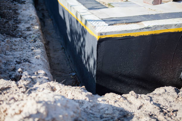 Residential Waterproofing installation at a Secaucus, NJ home by SJ Waterproofing Pros